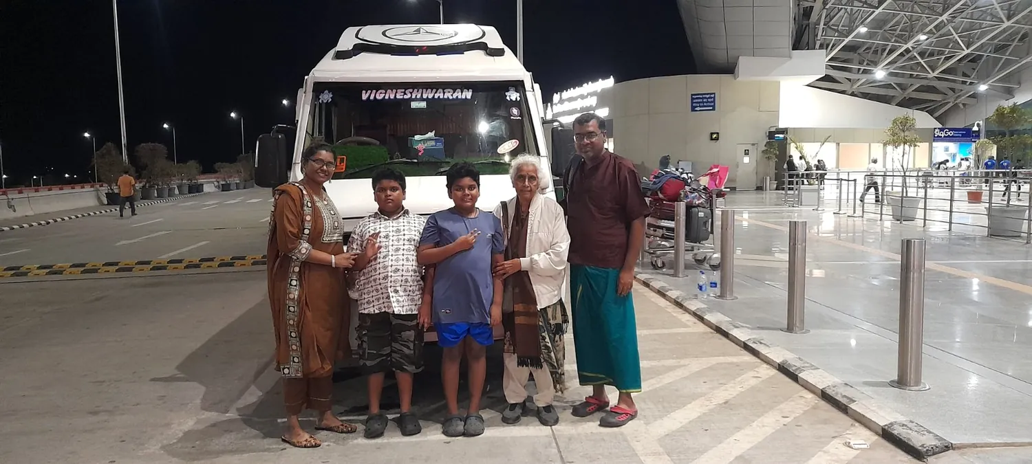 Genuine customer tour with Vigneshwaran Tours and Travels