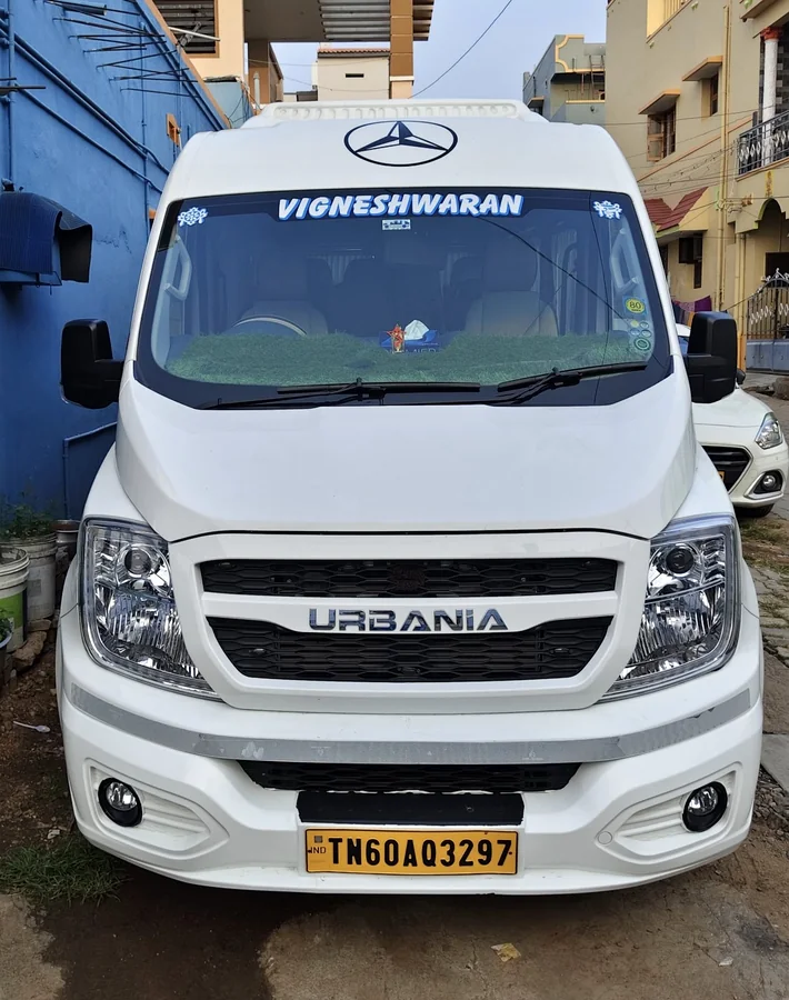 13 plus 1 Force Urbania available for rental in Theni